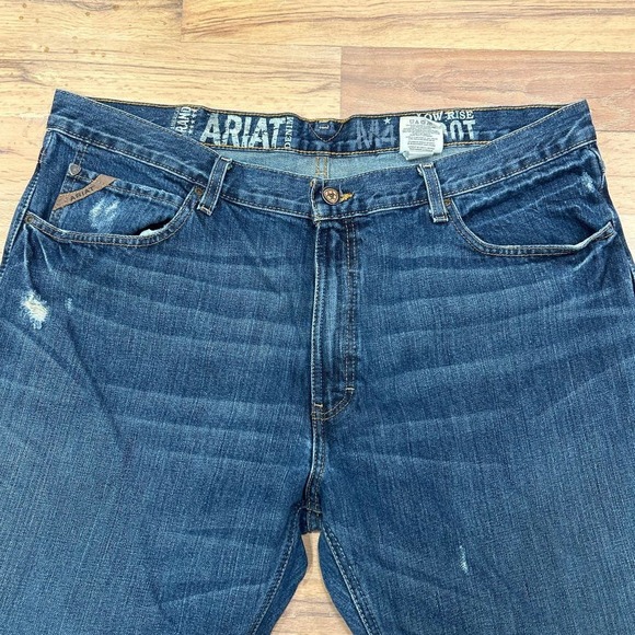 Men's Ariat M4 Low Rise Bootcut Jeans 40X34 - Picture 3 of 13